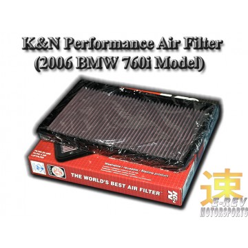 K&N Air Filter - BMW 760i